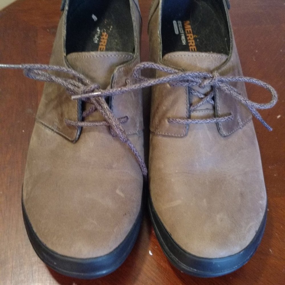 MERRELL Select Fresh air cushion brown lace up ankle boot